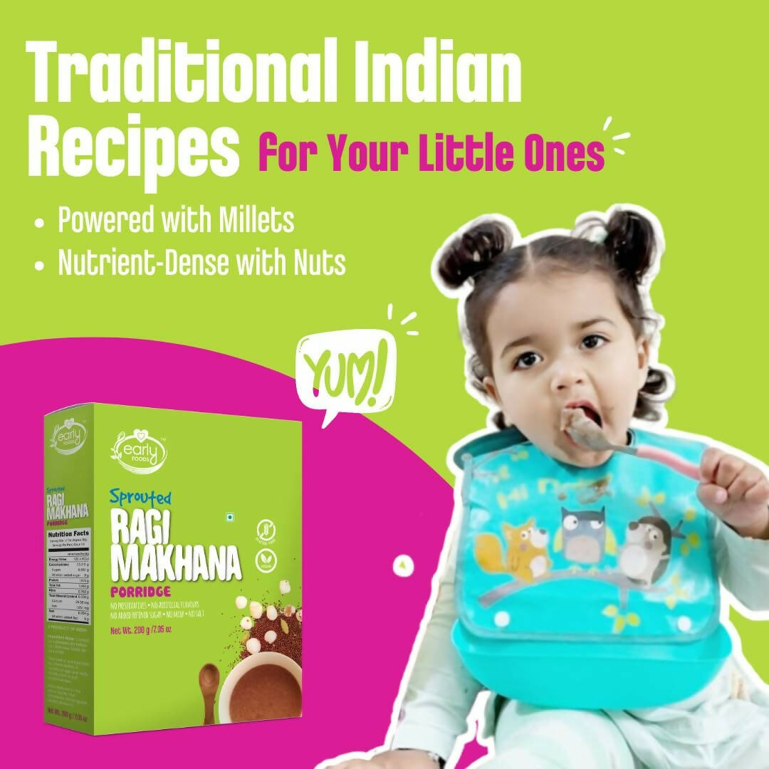 Early Foods Sprouted Ragi & Makhana Porridge Mix