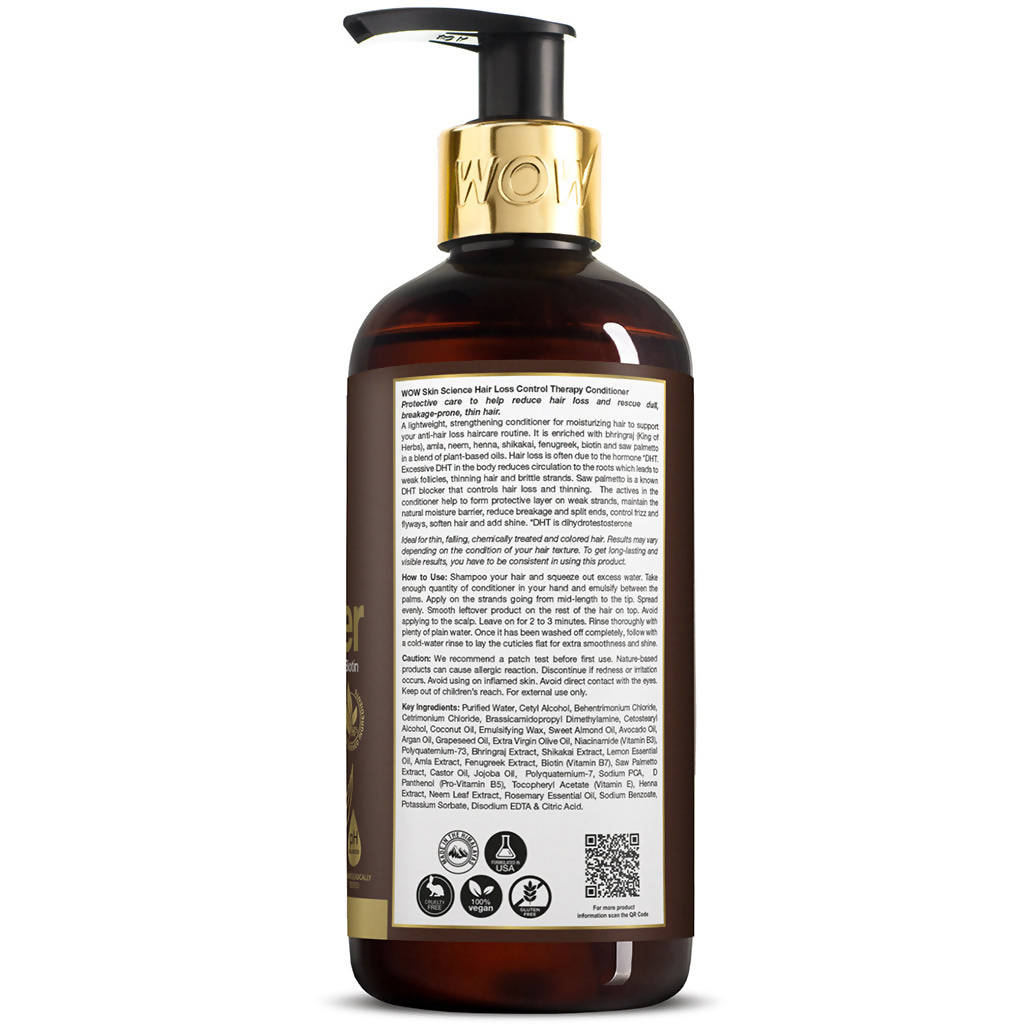 Wow Skin Science Hair Loss Control Therapy Conditioner - Drmedicart