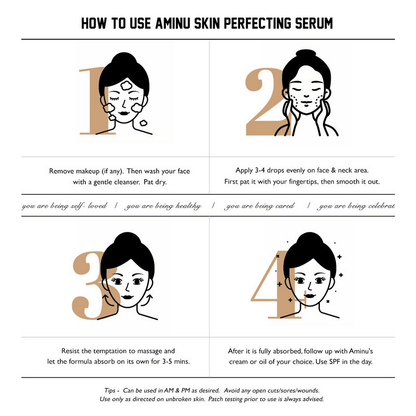 Aminu Skin Perfecting Serum for Acne Scars & Pores Minimizing