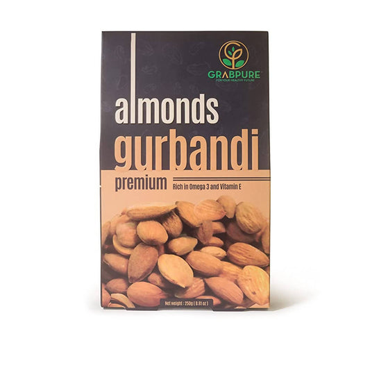 Buy Grabpure Gurbandi Almonds from DrMediCart, Ship from India to USA