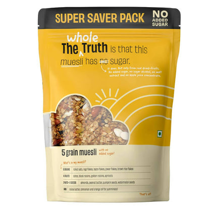 Buy The Whole Truth 5 Grain Muesli (No Added Sugar) from DrMediCart, Ship from India to USA