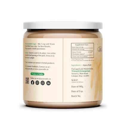 Ayurvedix Pure and Organic Arjuna Powder