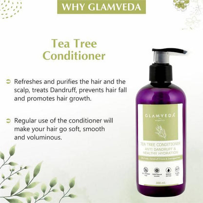 Glamveda Anti Dandruff & Healthy Hydration Tea Tree Conditioner