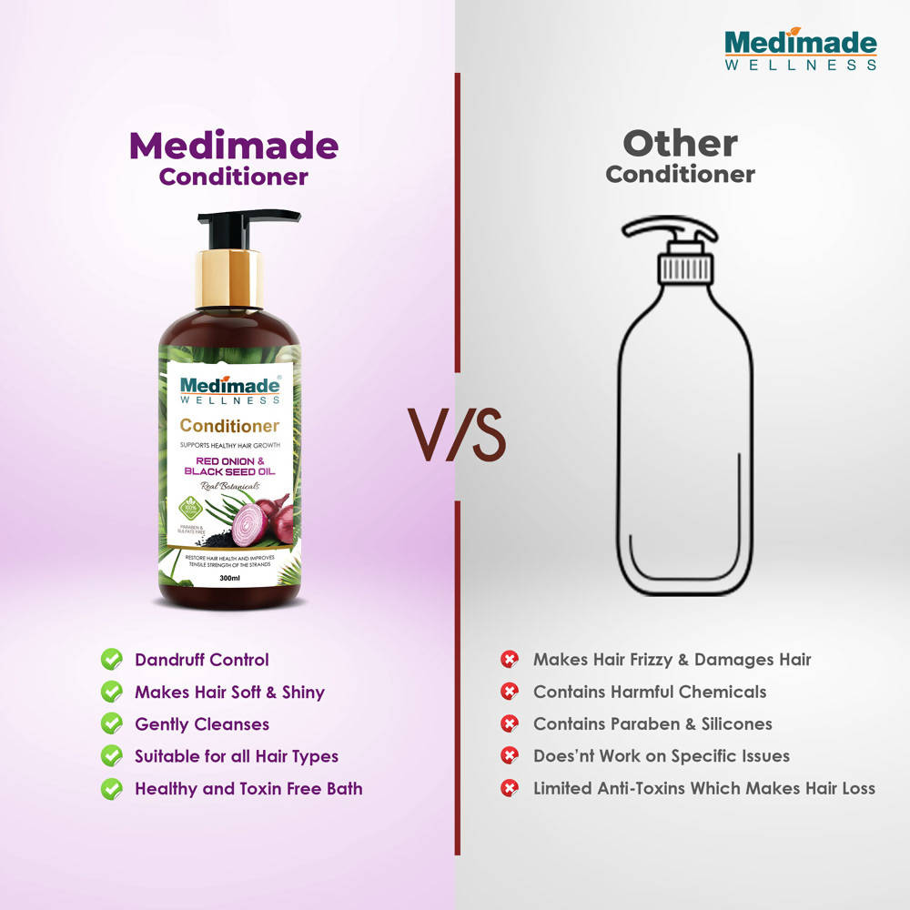 Medimade Wellness Red Onion and Black Seed Hair Conditioner - DrMediCart