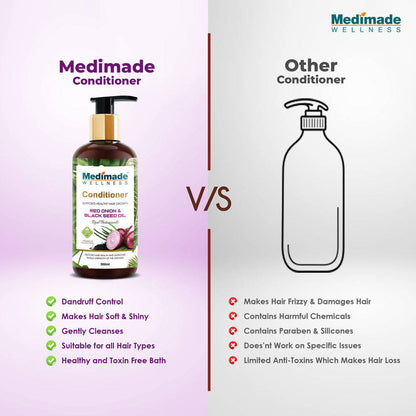 Medimade Wellness Red Onion and Black Seed Hair Conditioner - DrMediCart