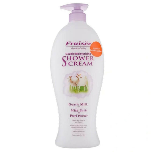 Buy Fruiser Double Moisturizing Shower Cream Goat's Milk With Pearl Powder from DrMediCart, Ship from India to USA