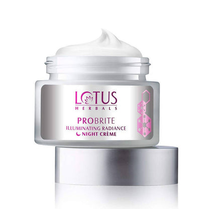 Buy Lotus Herbals Probrite Illuminating Radiance Night Creme from DrMediCart, Ship from India to USA