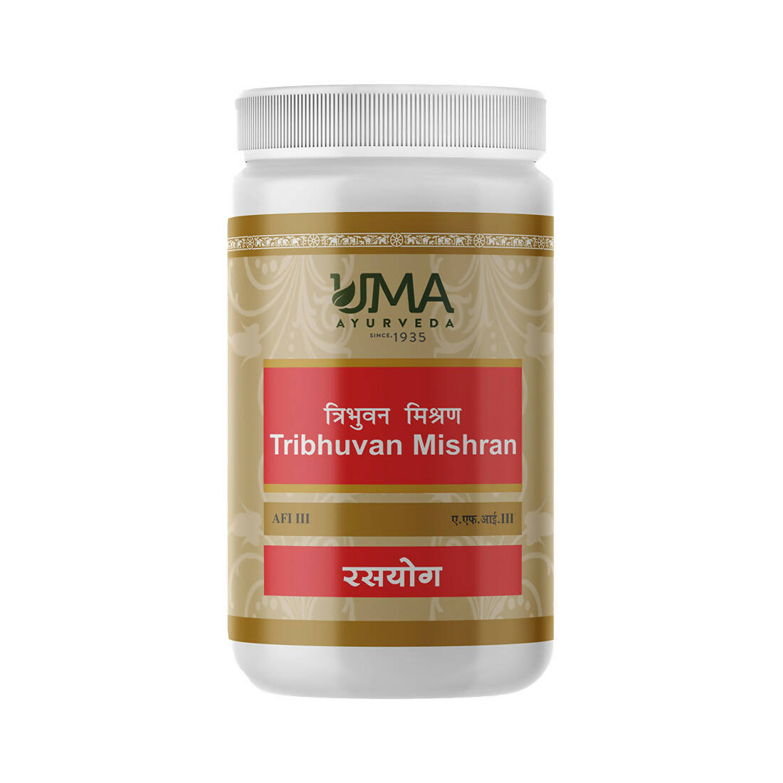 Uma Ayurveda Tribhuvan Mishran Tablets