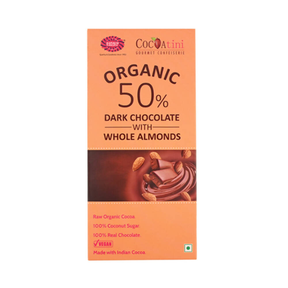 Buy Cocoatini Organic 50% Dark Chocolate With Whole Almonds from DrMediCart