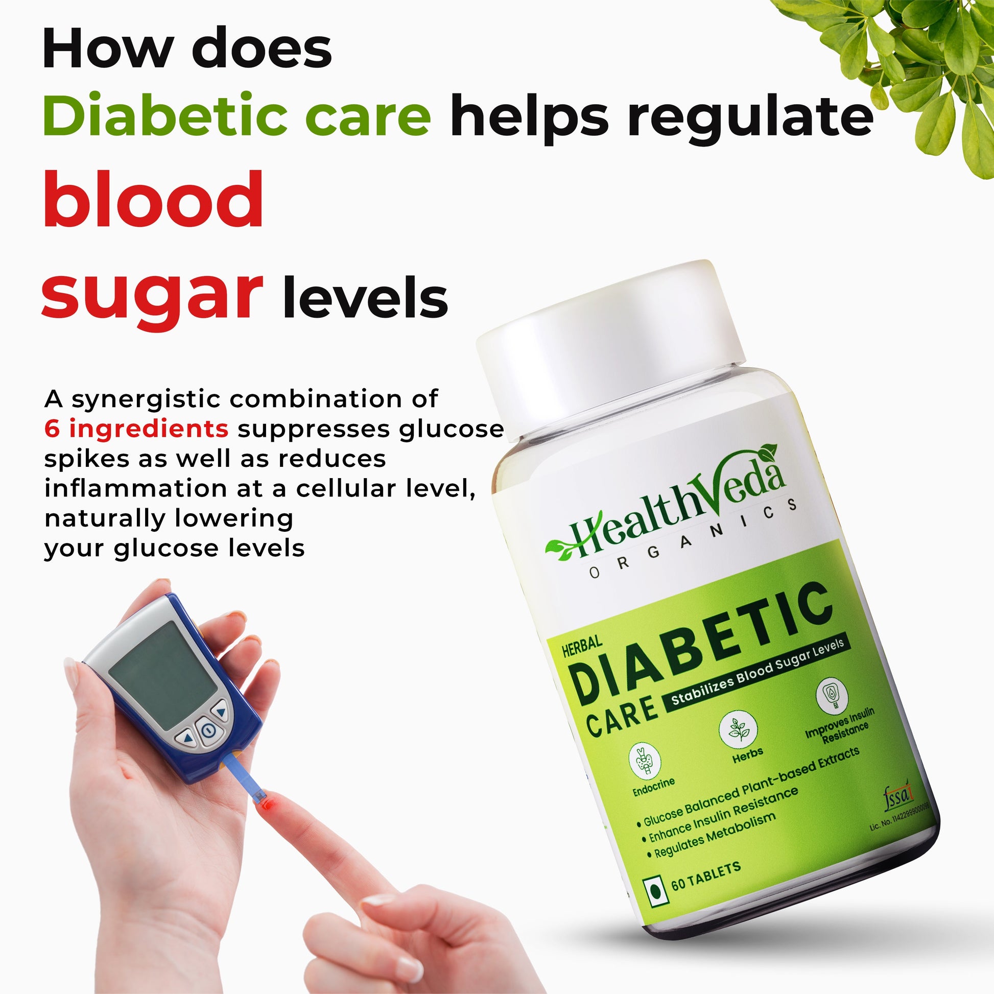 Health Veda Organics Diabetic Care Tablets