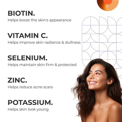 Health Veda Organics Plant Based Skin Radiance Collagen Builder Capsules