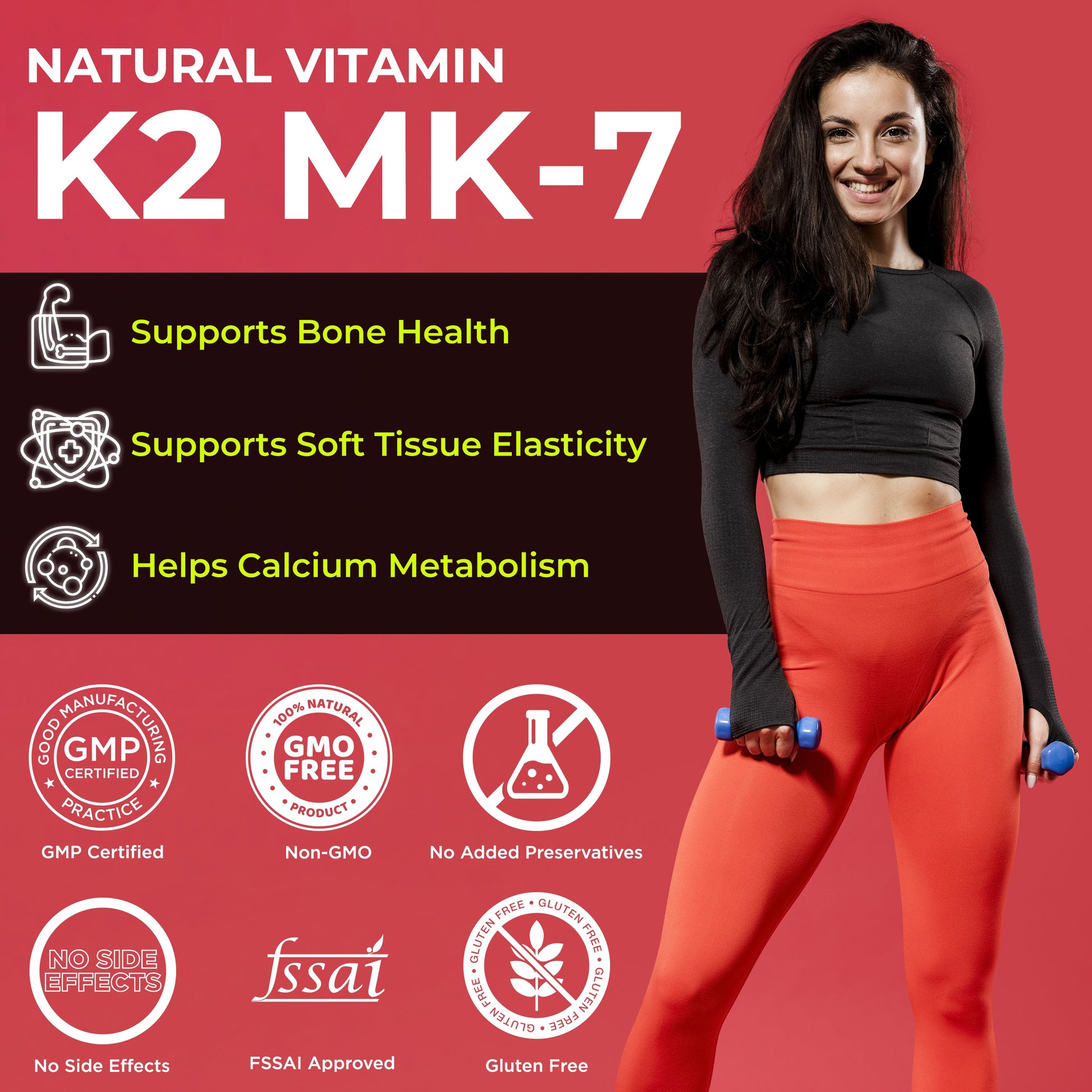 Health Veda Organics Vitamin K2 Capsules