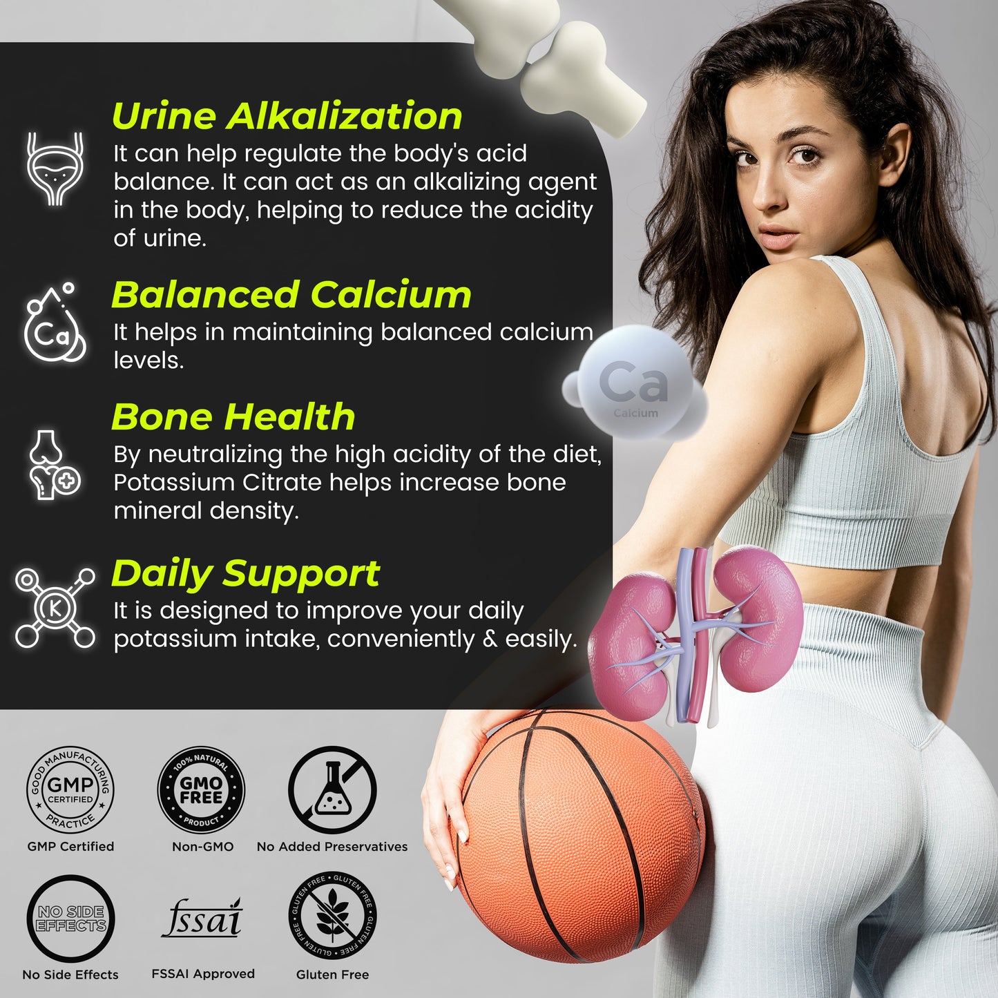 Health Veda Organics Potassium Citrate Tablets