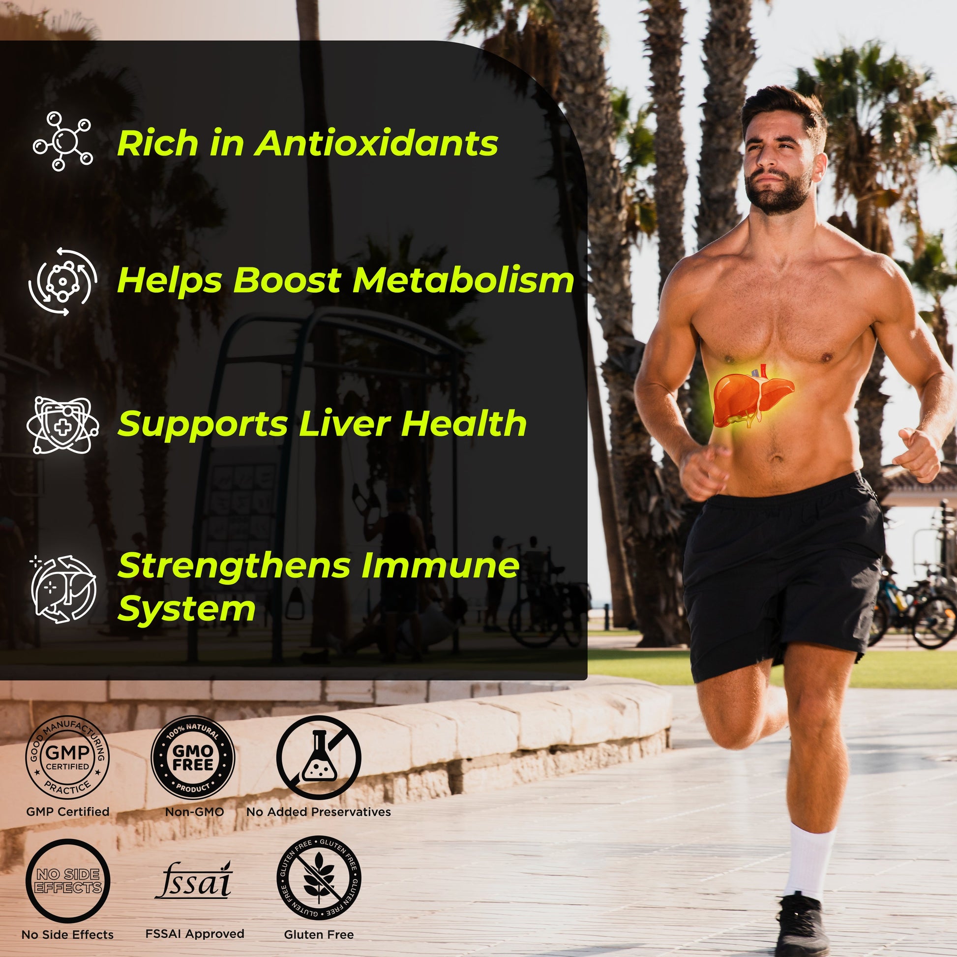 Health Veda Organics Plant Based Liver Detox Capsules