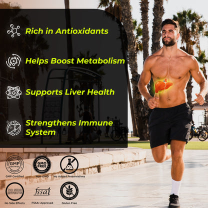 Health Veda Organics Plant Based Liver Detox Capsules
