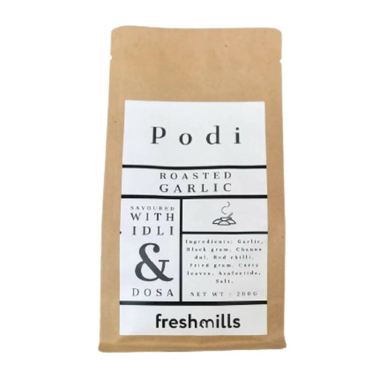 Buy Fresh Mills Roasted Garlic Chutney Powder from DrMediCart, Ship from India to USA