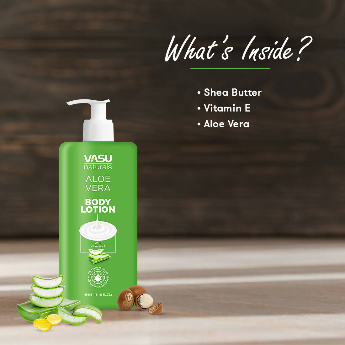 Vasu Healthcare Naturals Aloe Vera Body Lotion - Drmedicart