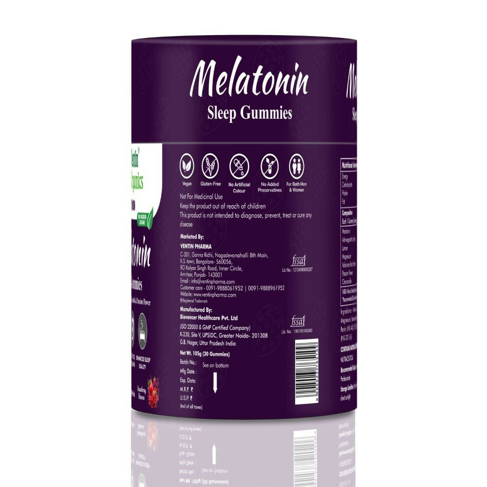 Ventin Organics Itinoin Melatonin 5mg Sleep Gummies