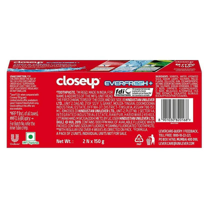 Closeup Everfresh+ Triple Fresh Formula Red Hot Gel Toothpaste (Set of 2)