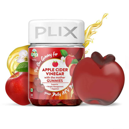 Buy PLIX The Plant Fix Apple Cider Vinegar Gummies for Skin & Hair from DrMediCart, Ship from India to USA
