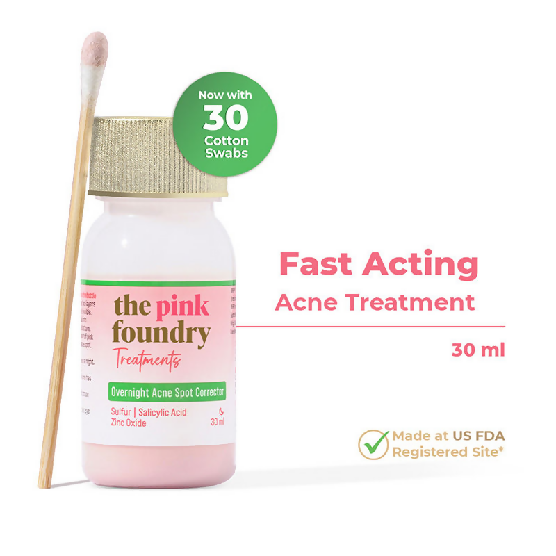 The Pink Foundry Acne Spot Corrector With Salicylic Acid For Active Acne Blackheads & Whiteheads