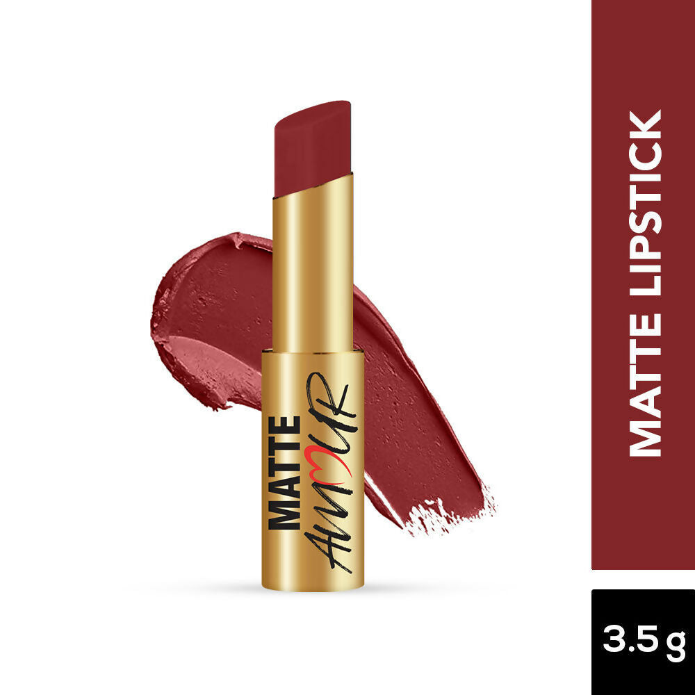 Jaquline USA Matte Amour Matte Lipstick  - Flirtatious 06