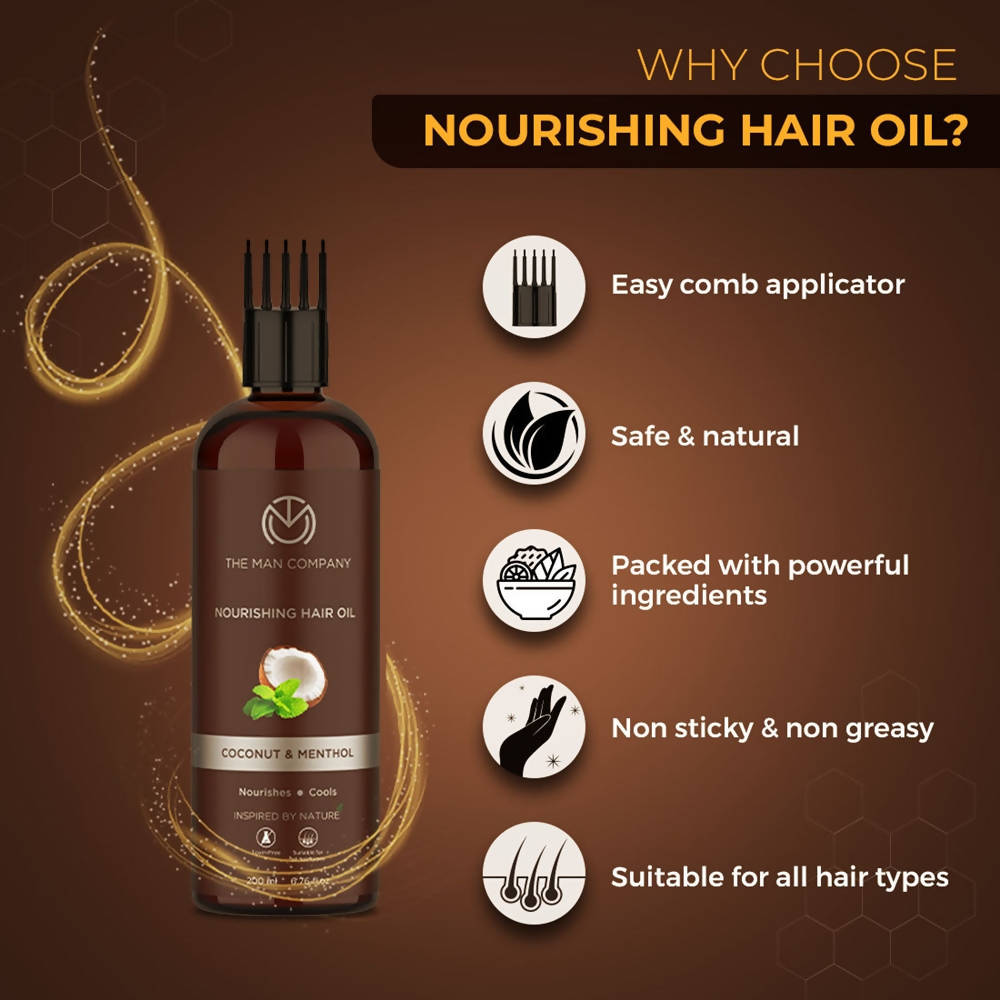The Man Company Nourishing Hair Oil - Drmedicart