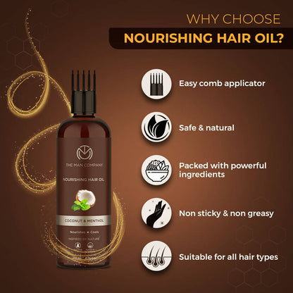 The Man Company Nourishing Hair Oil - Drmedicart