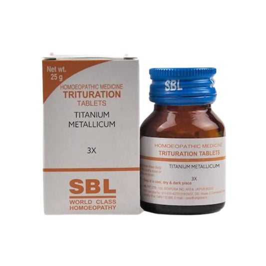 SBL Homeopathy Titanium Metallicum Trituration Tablets