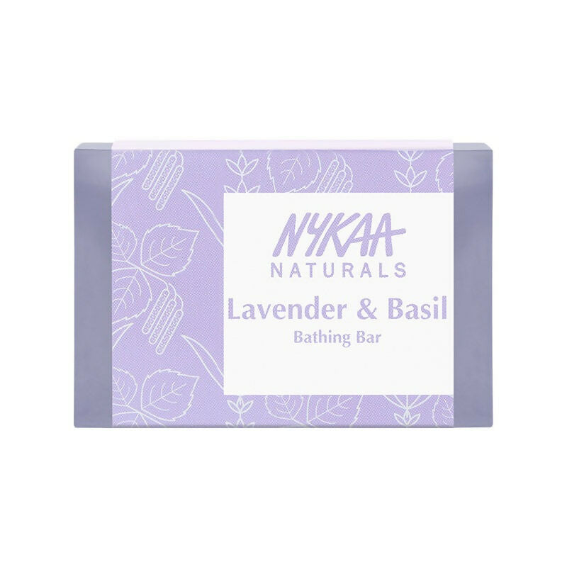 Nykaa Naturals Lavender & Basil Soothing Bathing Soap - Drmedicart