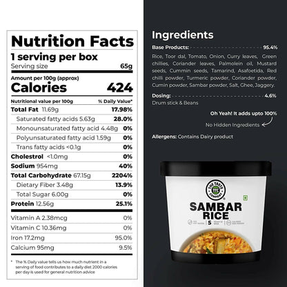 The Taste Company Sambar Rice