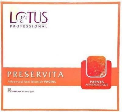 Buy Lotus Professional Preservita Advanced Anti-Blemish Facial Kit-Papaya Marmalade from DrMediCart, Ship from India to USA