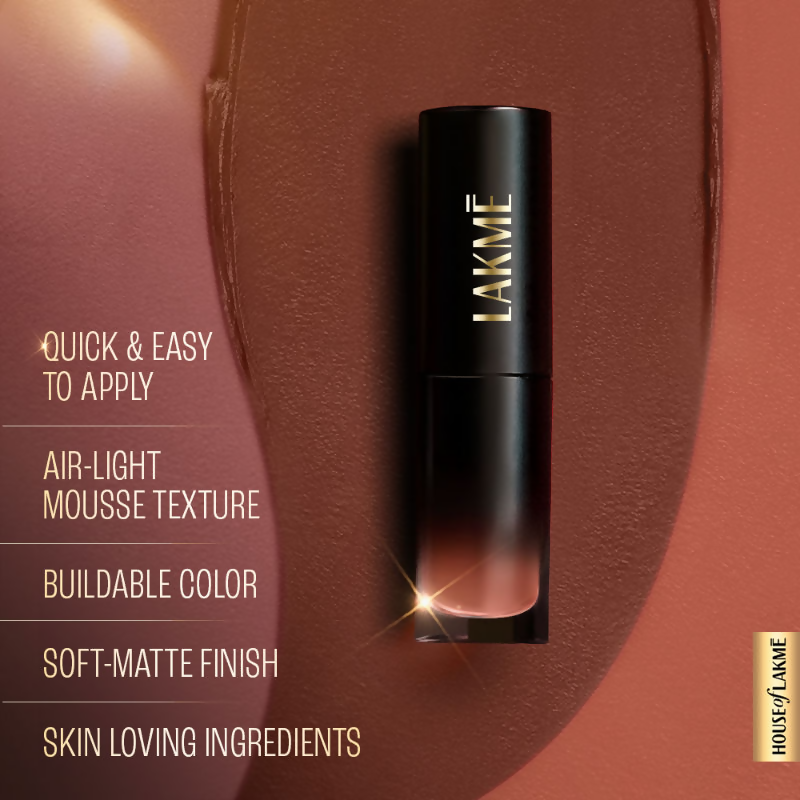 Lakme Xtraordin-Airy One-And-Done Lip, Eye & Cheek Tint - Toffee Touch