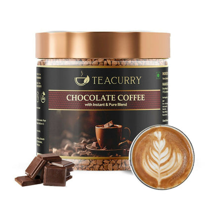 Buy Teacurry Chocolate Instant Coffee Powder - Arabica Freeze Dried Coffee for Instant Hot & Cold Coffee from DrMediCart