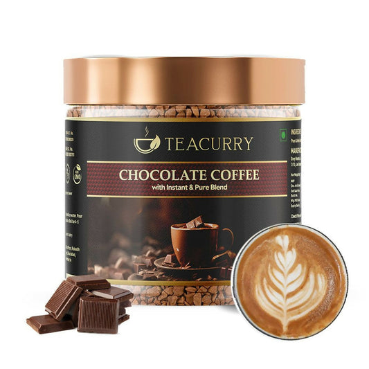 Buy Teacurry Chocolate Instant Coffee Powder - Arabica Freeze Dried Coffee for Instant Hot & Cold Coffee from DrMediCart