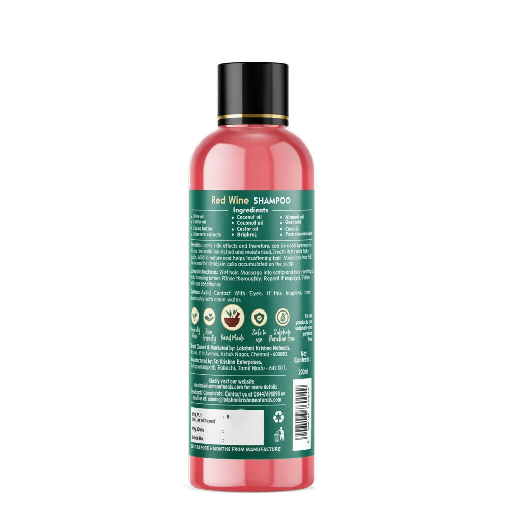 Lakshmi Krishna Naturals Red Wine Shampoo - DrMediCart