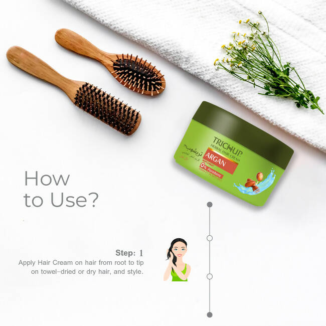 Vasu Healthcare Trichup Argan Herbal Hair Cream - Limited Time Offer