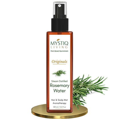 Mystiq Living Rosemary Water for Hair Growth - Hair Mist Spray