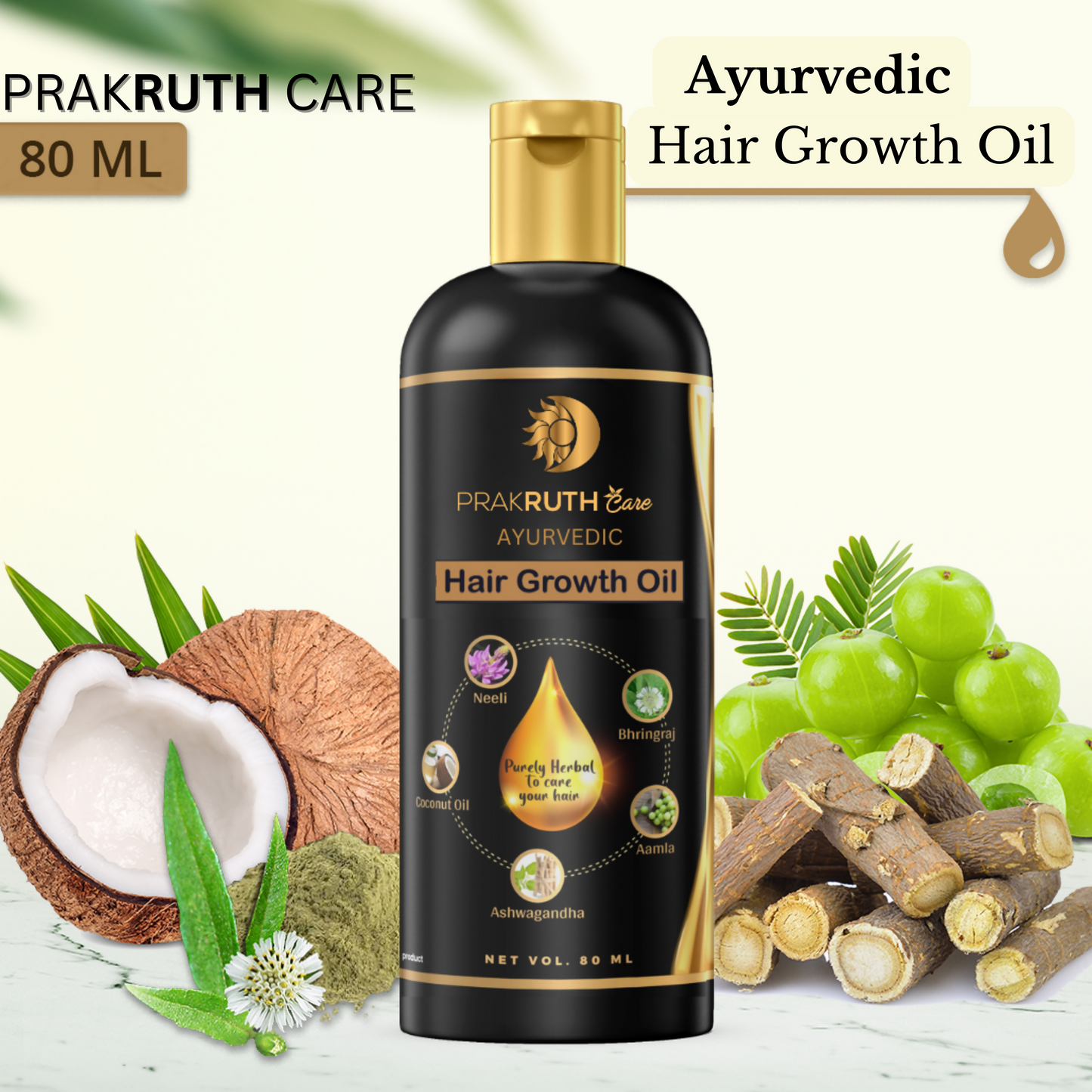 Prakruth Care Ayurvedic Hair Growth Oil