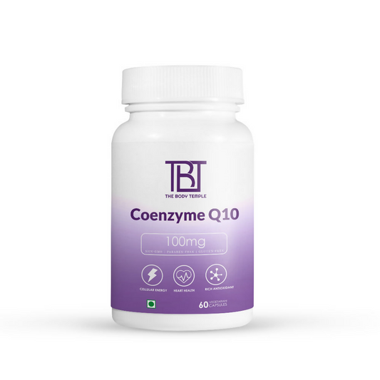 The Body Temple Coenzyme Q10 100 mg For Heart Health Capsules
