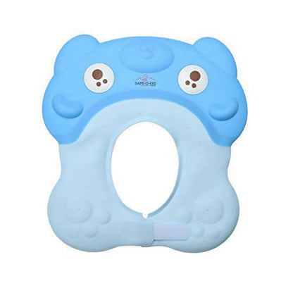 Safe-O-Kid Shampoo Hat / Cap For Kids, No Tears & Adjustable, Blue