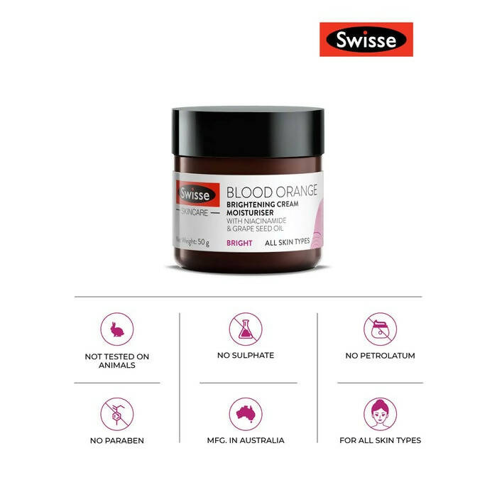Swisse Blood Orange Brightening Cream Moisturiser - DrMediCart