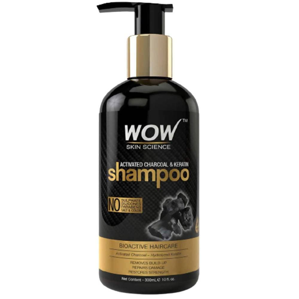 Wow Skin Science Charcoal & Keratin Shampoo - DrMediCart