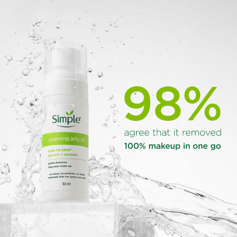 Simple Kind To Skin Cleansing Jelly Oil