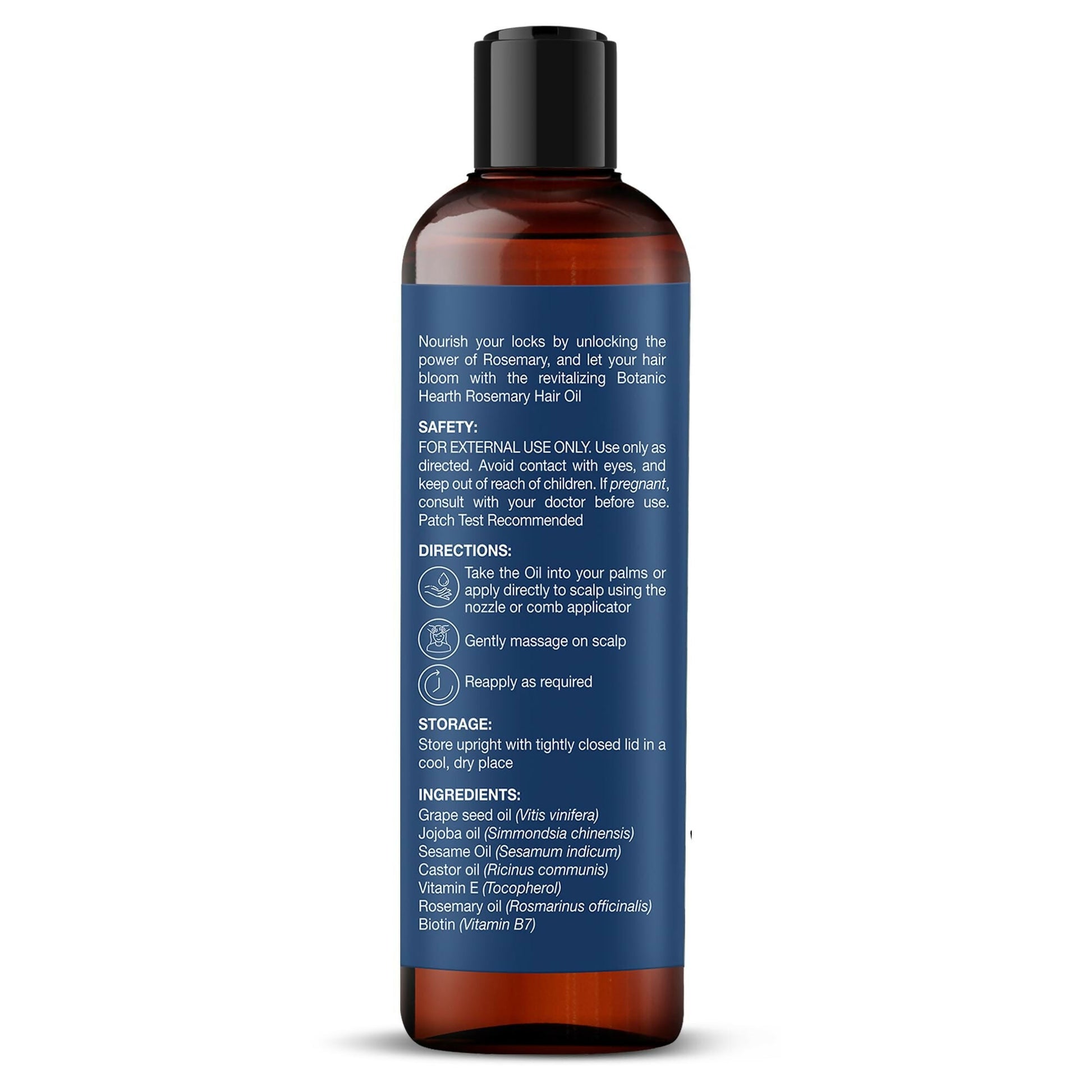 Botanic Hearth 100% Pure Rosemary Oil For Hair Growth, Controls Hair Fall, Promotes New Hair Growth
