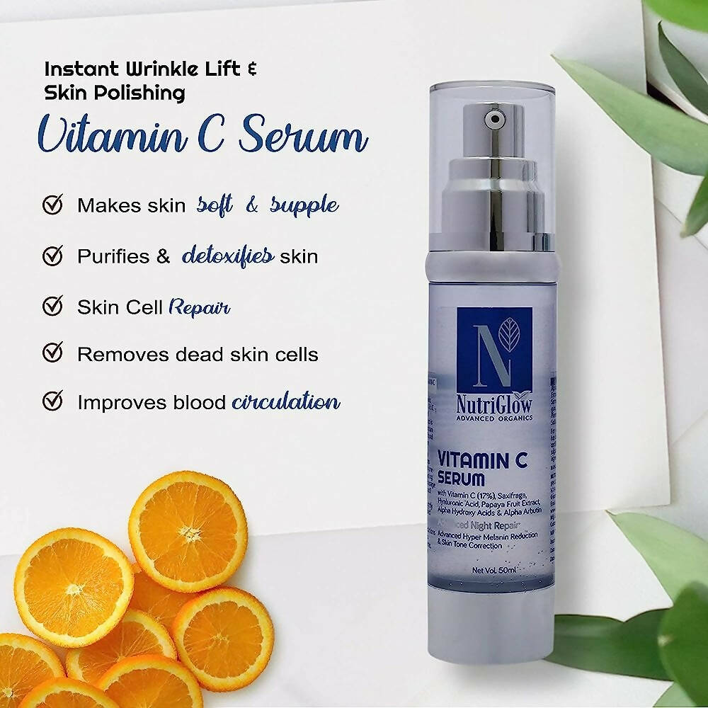 NutriGlow Advanced Organics Vitamin C Serum For Face