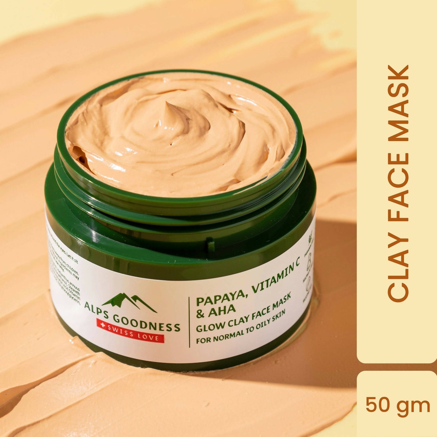 alps goodness papaya vitamin c aha glow clay face mask buy in usa