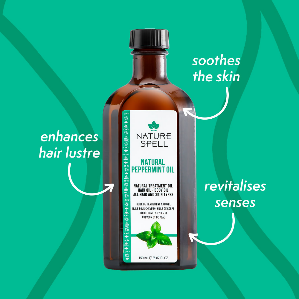 Nature Spell Peppermint Oil For Hair & Skin