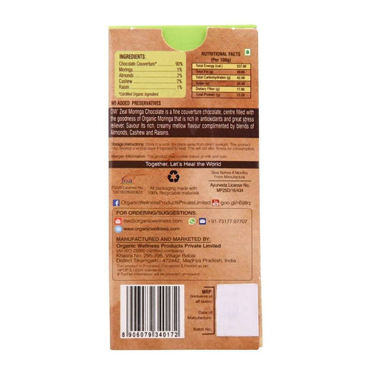 organic wellness owzeal moringa chocolate buy in usa