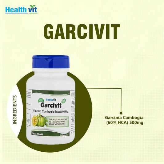 Buy Healthvit Garcivit Capsules from DrMediCart, Ship from India to USA